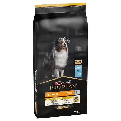 Pro Plan All sizes Adult Light Sterilised, ryba - 2 x 14 kg