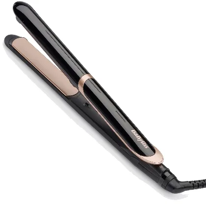 Prostownica BaByliss Super Smooth - jonizacja zapobiegająca puszeniu się włosów, mata