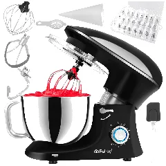 Robot Planetarny Kuchenny Mikser Wielofunkcyjny z Dużą Misą 6,2L 9w1 Mocny