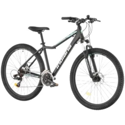 Rower górski MTB INDIANA X-Pulser 2.7 D19 27.5 cali damski Czarno-miętowy