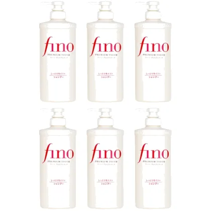 Shiseido - Fino Premium Touch Hair Shampoo Moist - 550ml (6szt.) Set