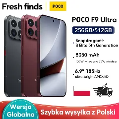 Smartfon POCO F9 Ultra Global Version, Snapdragon 8 Elite Gen 5, 200 MP, wyświetlacz 6