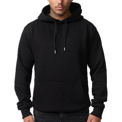 Smith & Solo Męska bluza z kapturem – bluza z okrągłym dekoltem – długi rękaw – slim fit