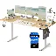 SONGMICS Biurko elektryczne z regulacją wysokości, 160 x 70 x (72-120) cm