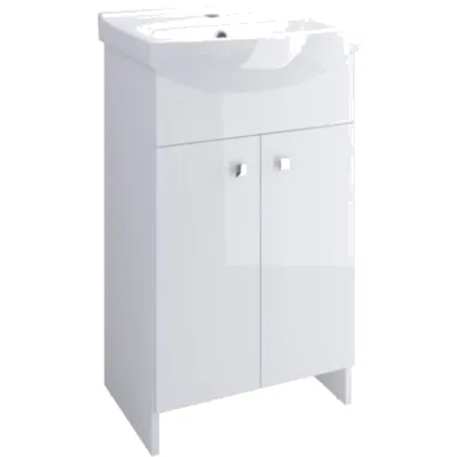 Szafka C12 BASIC 50BIA DSM z umywalką biały