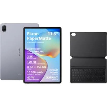 Tablet HUAWEI MatePad 11.5" 2025 PaperMatte Edition 8/256GB Wi-Fi Szary + Klawiatura