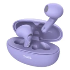 Trust Yavi ENC Douszne Bluetooth Fioletowy