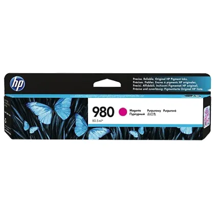 Tusz HP 980 (D8J08A), purpurowy, 6600 str.