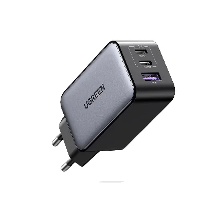 UGREEN Nexode Ładowarka 65 W USB-C, 3 porty, ładowarka GaN, ładowarka PPS 60 W