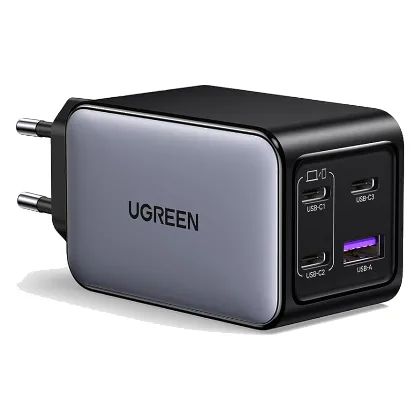 UGREEN Nexode Ładowarka 65 W USB-C, 4 porty, ładowarka GaN, ładowarka wieloportowa