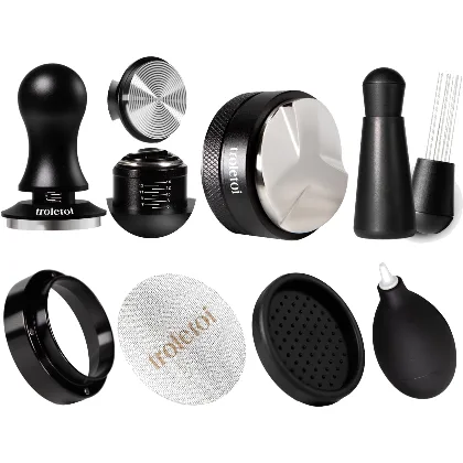Zestaw akcesoriów Espresso 54 mm, Tamper, Dystrybutor Kawy, WDT Tool